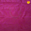 Blue With Magenta Semi Silk Saree - Thenianantham