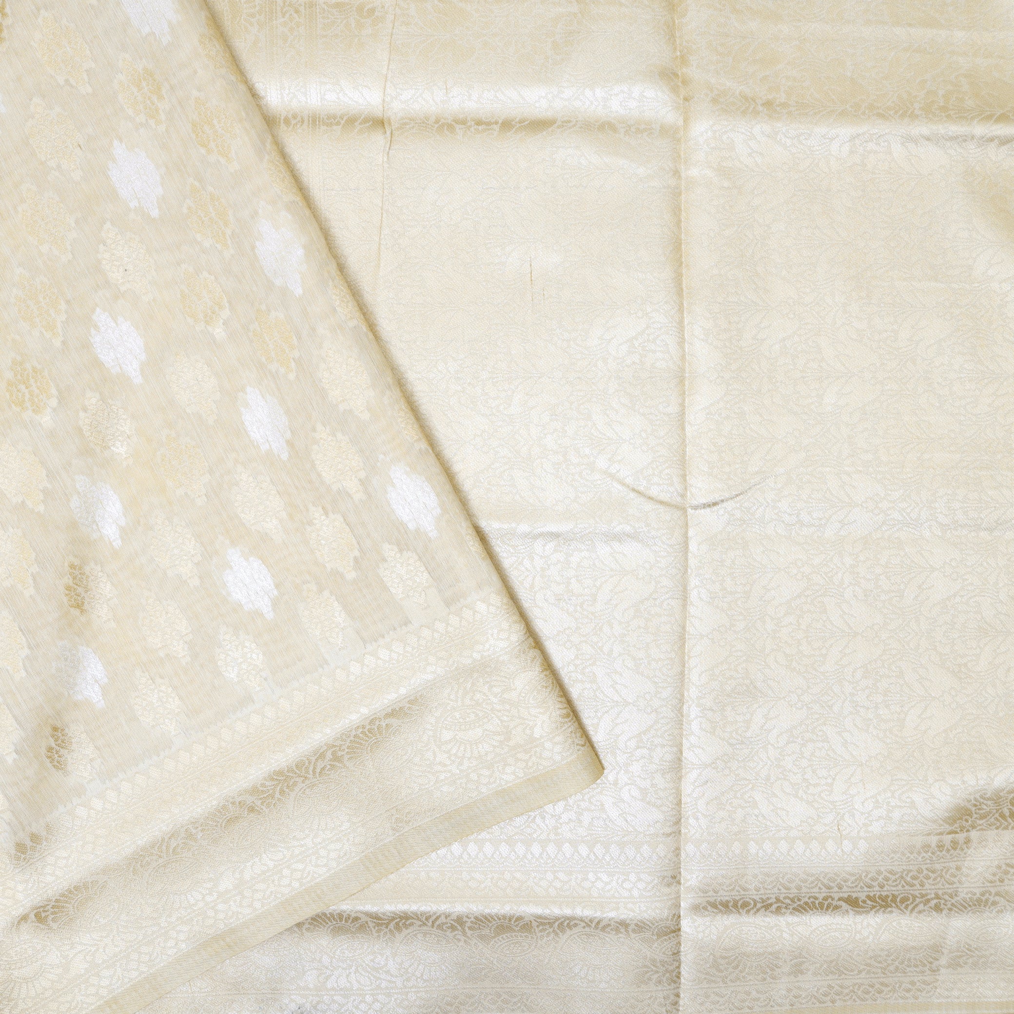 Sandal Colour Fancy Weaving Saree