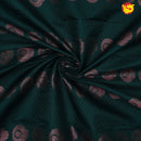 Bottle Green Traditional Soft Silk Saree - Thenianantham