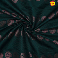 Bottle Green Traditional Soft Silk Saree - Thenianantham