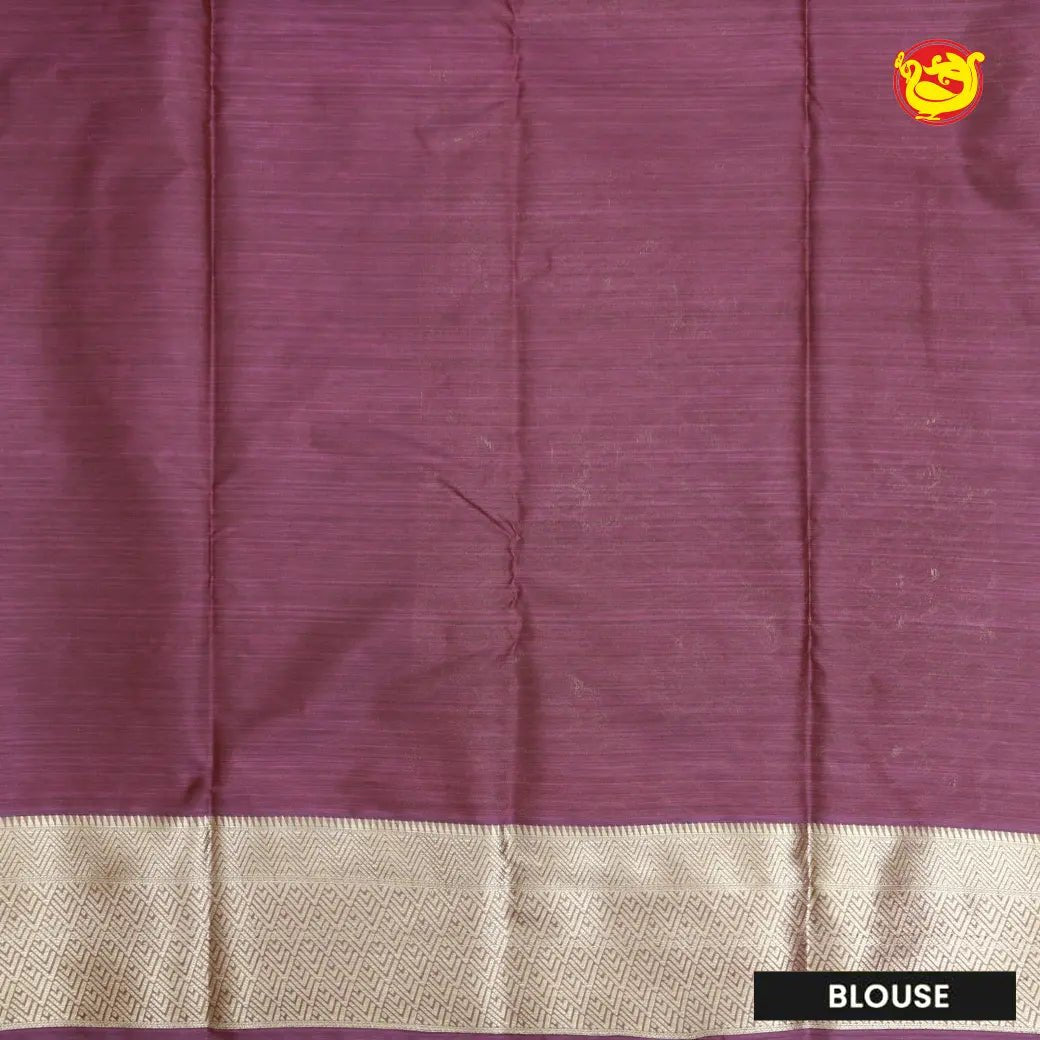 Yellow With Maroon Digital Print Soft Silk Saree - Thenianantham