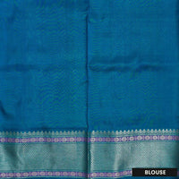 Royal bule with peacock bule venkatagiri Silk Saree - Thenianantham