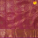 Blue With Magenta Semi Silk Saree - Thenianantham