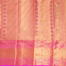 Pista Green & gold with Hot Pink pure Kanchipuram silk saree