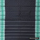 Black With Green Border Arani Silk Saree