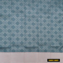 Blue-Gray with Peach Kubera Silk Saree