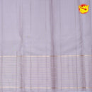 Violet With Sliver Grey Soft Silk Saree - Thenianantham