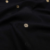 Black ColourTraditional Narayanpet Cotton Saree with  Border