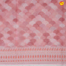 Pink Pure Organza Silk With Hand Embroidered Work Saree - Thenianantham