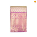 Pinkish purple tissue Kanchivaram silk saree - Thenianantham