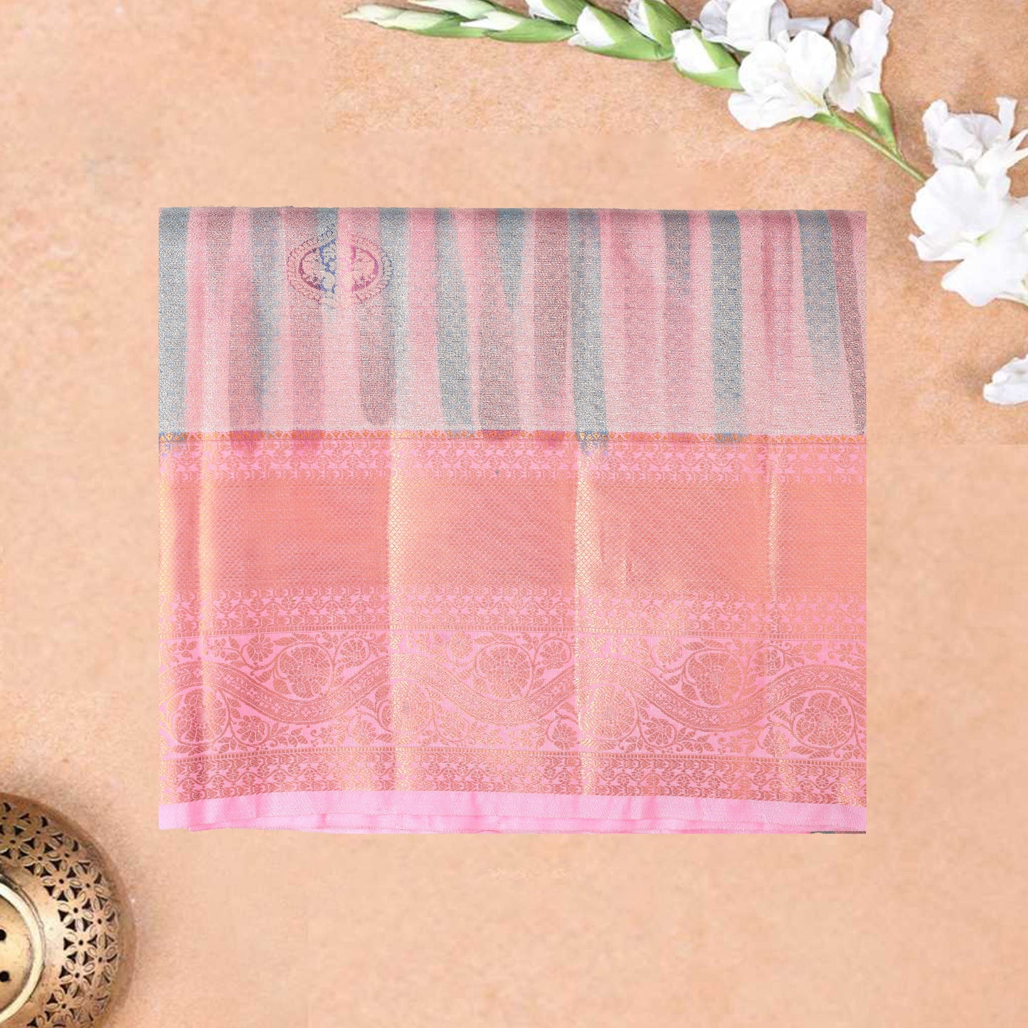 Multi Colour Tissue Silk Saree