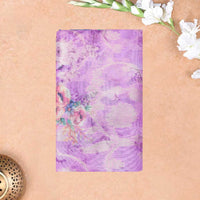 Purple with Bule Semi Burberry Silk Saree