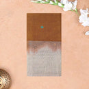 Brownish-gold with Off-white Traditional Buttas Venkatagiri Pure Cotton Saree without Blouse