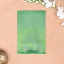 Lime Green with Sky Blue Semi Litchi Silk Saree