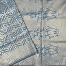 Grey Colour Fancy Weaving Saree