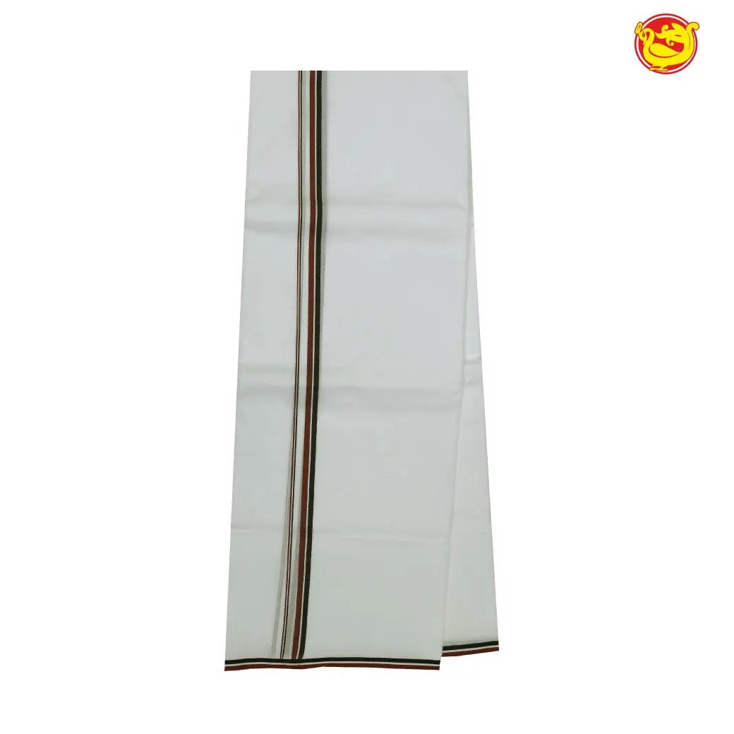 White mens cotton dhoti