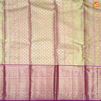 Pinkish purple tissue Kanchivaram silk saree - Thenianantham