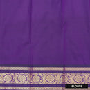 Deep Purple With Light Blue vaira Oosi silk saree