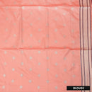 Deep Maroon with Peach  Soft Silk Saree