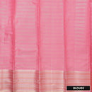 Navy Blue with Pink Soft Silk Saree