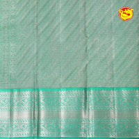 Yellow With Pista Green Arani Soft Silk Saree - Thenianantham