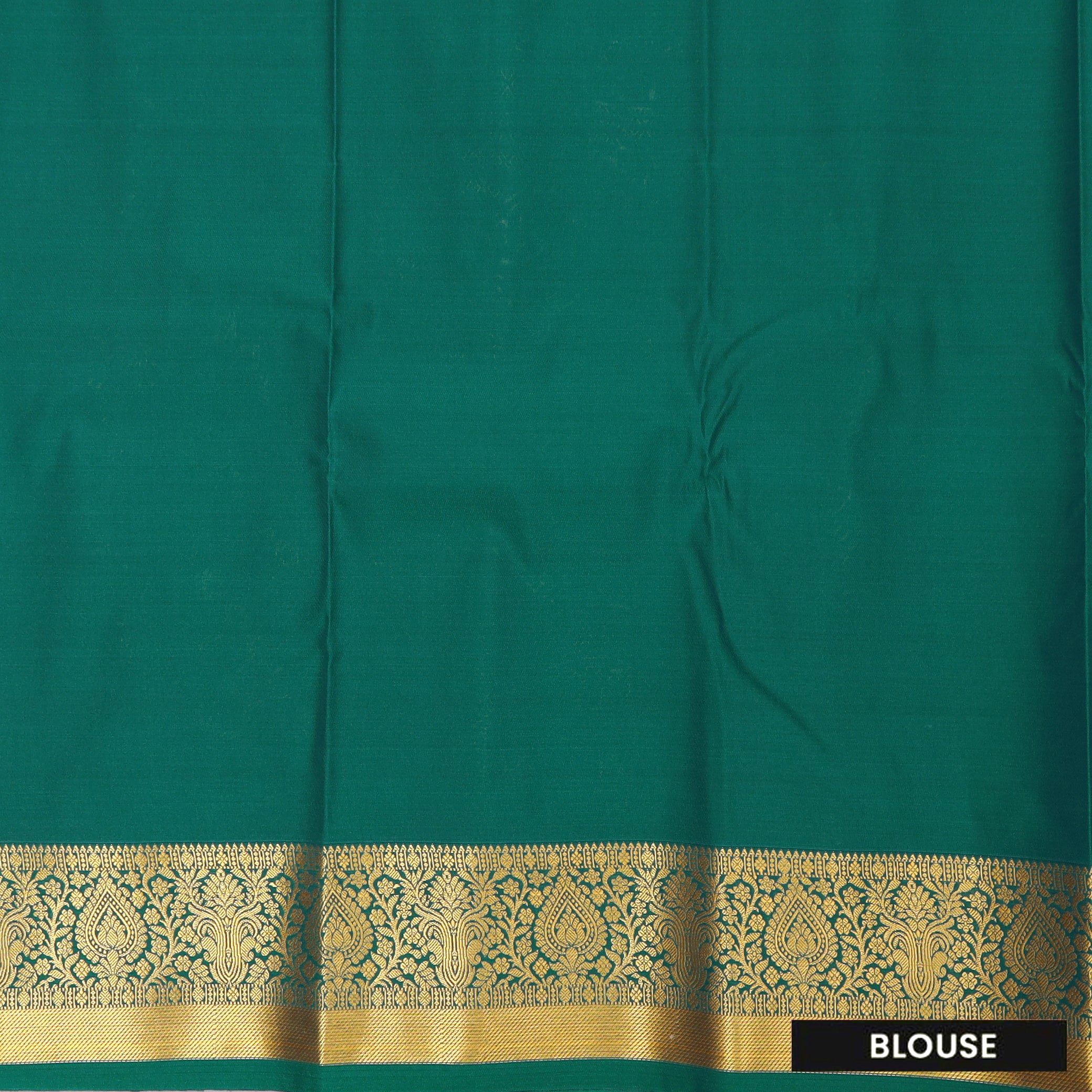 Dark Red and  Dark Green Art Silk Saree