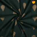 Bottle Green with Copper Zari Soft Silk Saree - Thenianantham