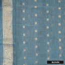 Grey Colour Fancy Weaving Saree