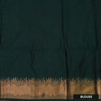 Purple  with Green Soft Silk Saree