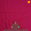 Rani Pink Bridal Aariwork Blouse - Thenianantham