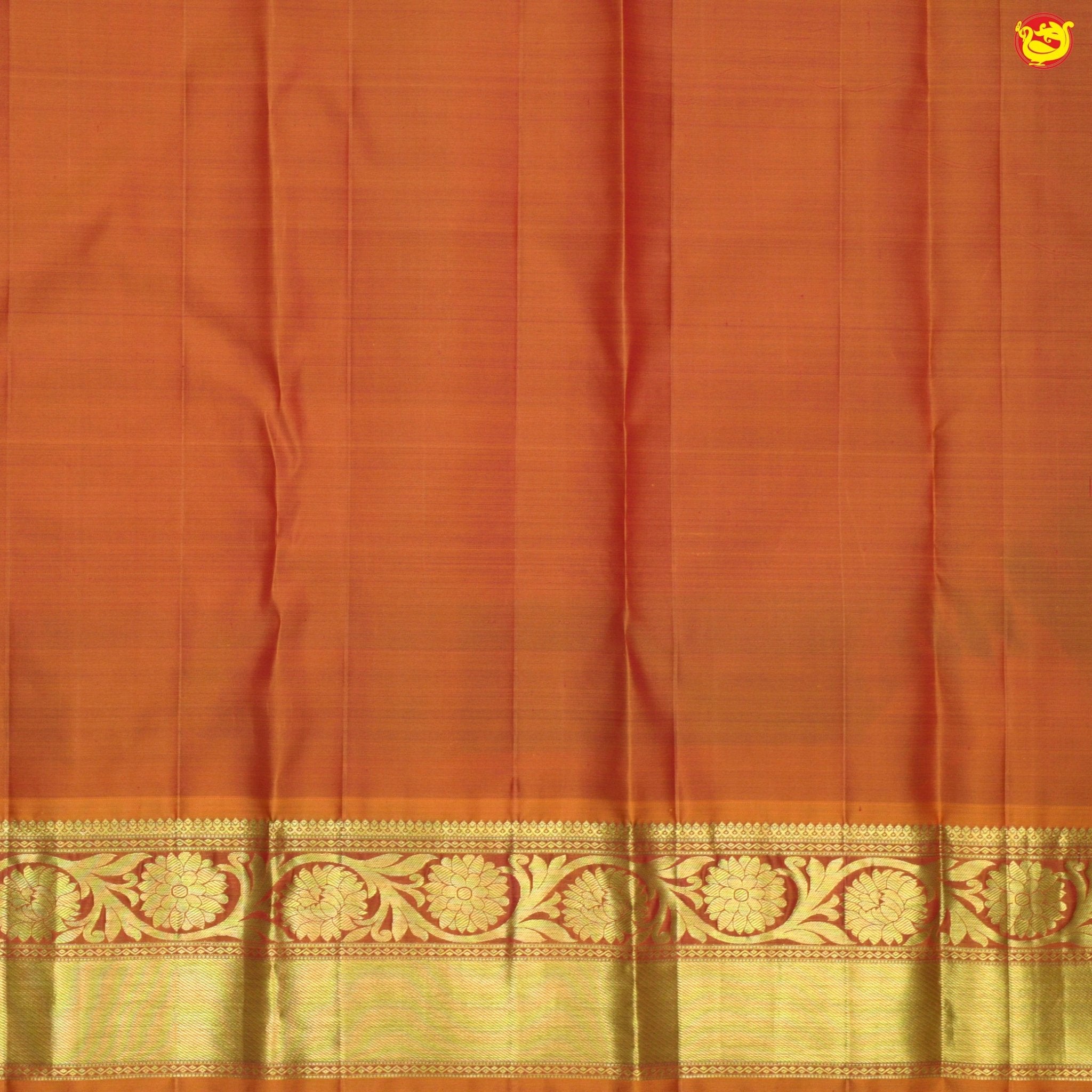 Bright red wedding silk saree - Thenianantham