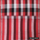 Multicolor checked Linen Cotton Saree