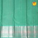 Yellow With Pista Green Arani Soft Silk Saree - Thenianantham