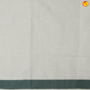 Southloom Exclusive Onam Kasavu Saree With Green Border Pattern (Matching Plain Blouse Included)