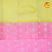 Yellow With Dark Rose Soft Silks Sarees - Thenianantham