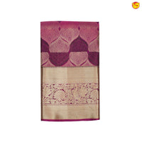 Jamun pink colour pure Kanchipuram wedding silk saree - Thenianantham