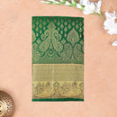 Green  with Gold Zari Border Wedding Silk Saree