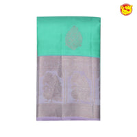 Sea Blue With Lavender Soft Silk Saree