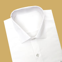 Men’s White  Cotton Half Sleeve Shirt