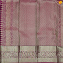 Jamun pink colour pure Kanchipuram wedding silk saree - Thenianantham