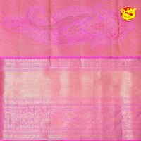 Light Green Wedding Silk Saree With Pink Pallu - Thenianantham