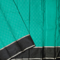 Green With  Black border  Arani Silk Saree