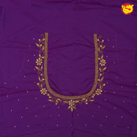 Violet Bridal Aariwork Blouse - Thenianantham