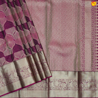 Jamun pink colour pure Kanchipuram wedding silk saree - Thenianantham