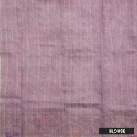 Pastel Violet Raw Silk Saree - Thenianantham