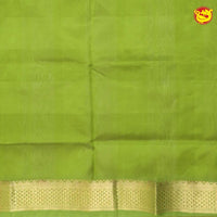 Dark Maroon with Light green Arani Silk Cotton Saree - Thenianantham