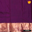 Green with Purple Pure Kanchipuram Silk Saree