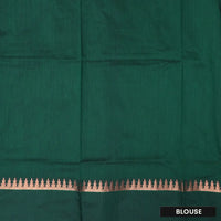 Violt With  Green  Premium Quality Kalyani Cotton Saree