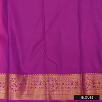 Royal Blue body and Rani Pink for the pallu and border Art Silk Saree