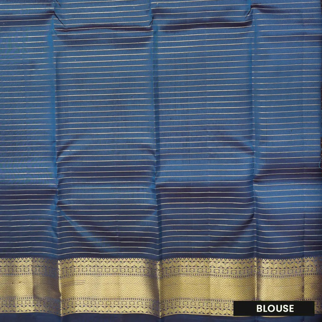 Navy Blue Colour Soft Silk Saree